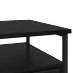 Bedside Cabinet Black Oak 40 x 42 x 55 cm Engineered Wood