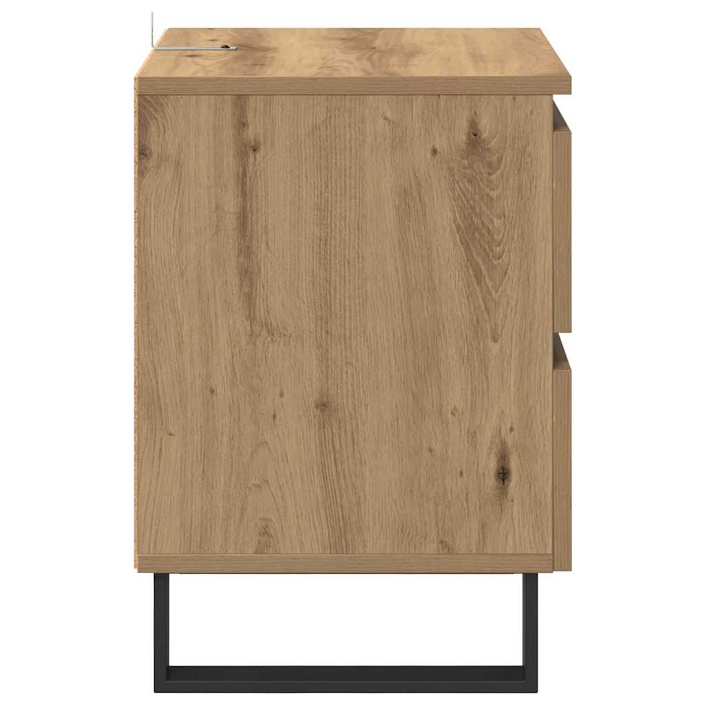Bedside Cabinet Artisan Oak 40 x 35 x 50 cm Engineered Wood