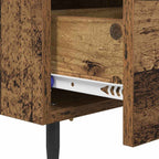 Bedside Cabinet Old Wood 40 x 35 x 47.5 cm Engineered Wood
