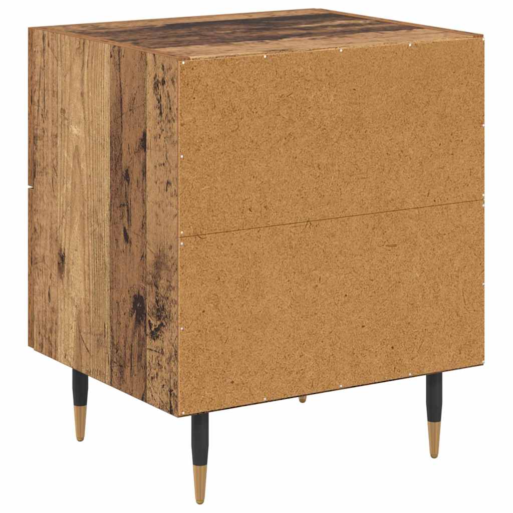 Bedside Cabinet Old Wood 40 x 35 x 47.5 cm Engineered Wood