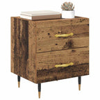 Bedside Cabinet Old Wood 40 x 35 x 47.5 cm Engineered Wood