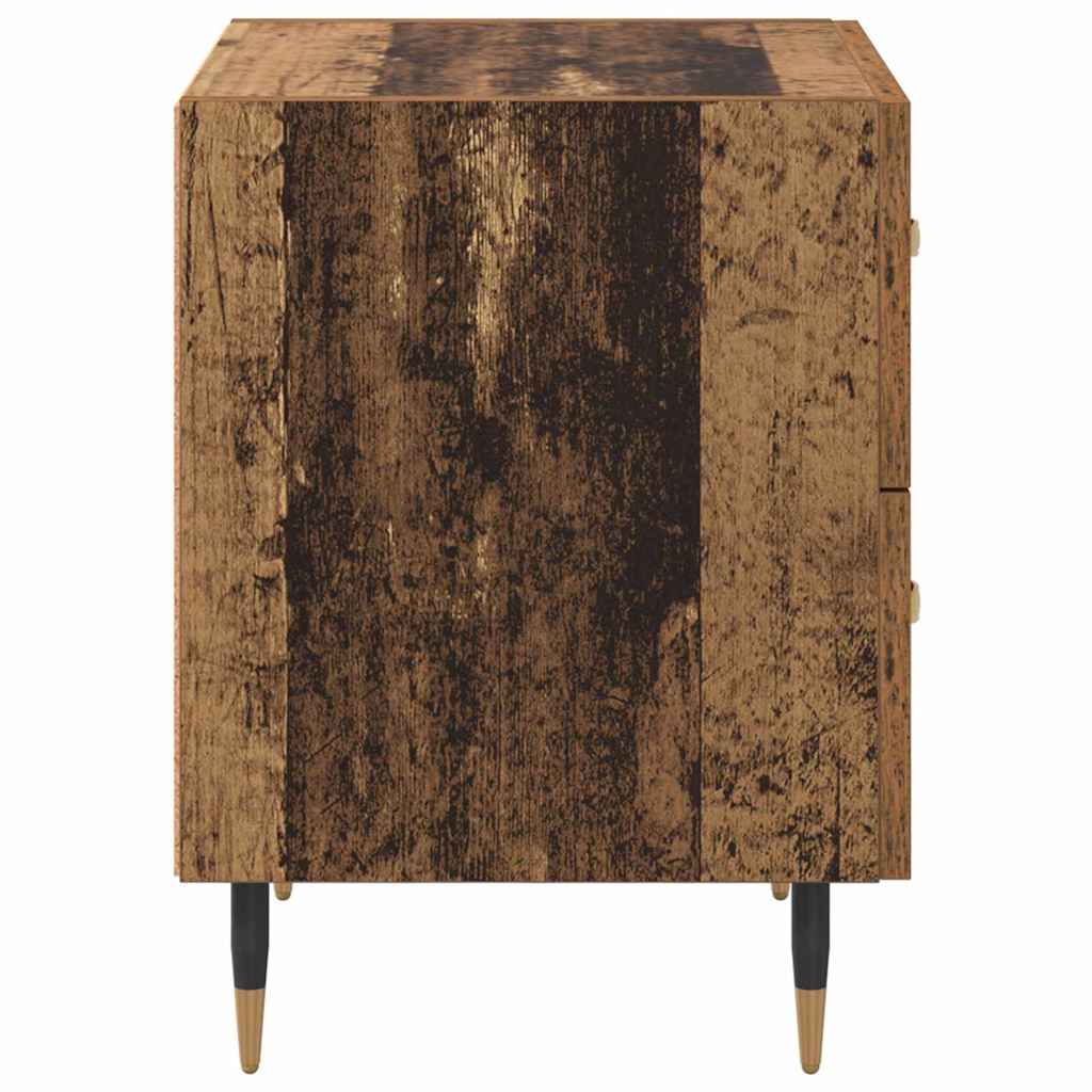 Bedside Cabinet Old Wood 40 x 35 x 47.5 cm Engineered Wood