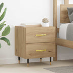 Bedside Cabinet Artisan Oak 40 x 35 x 47.5 cm Engineered Wood