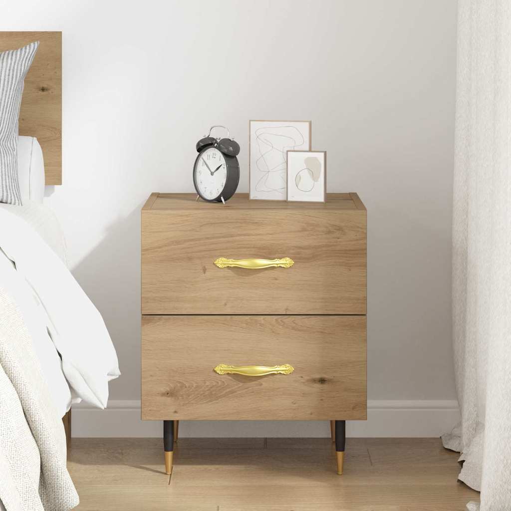 Bedside Cabinet Artisan Oak 40 x 35 x 47.5 cm Engineered Wood