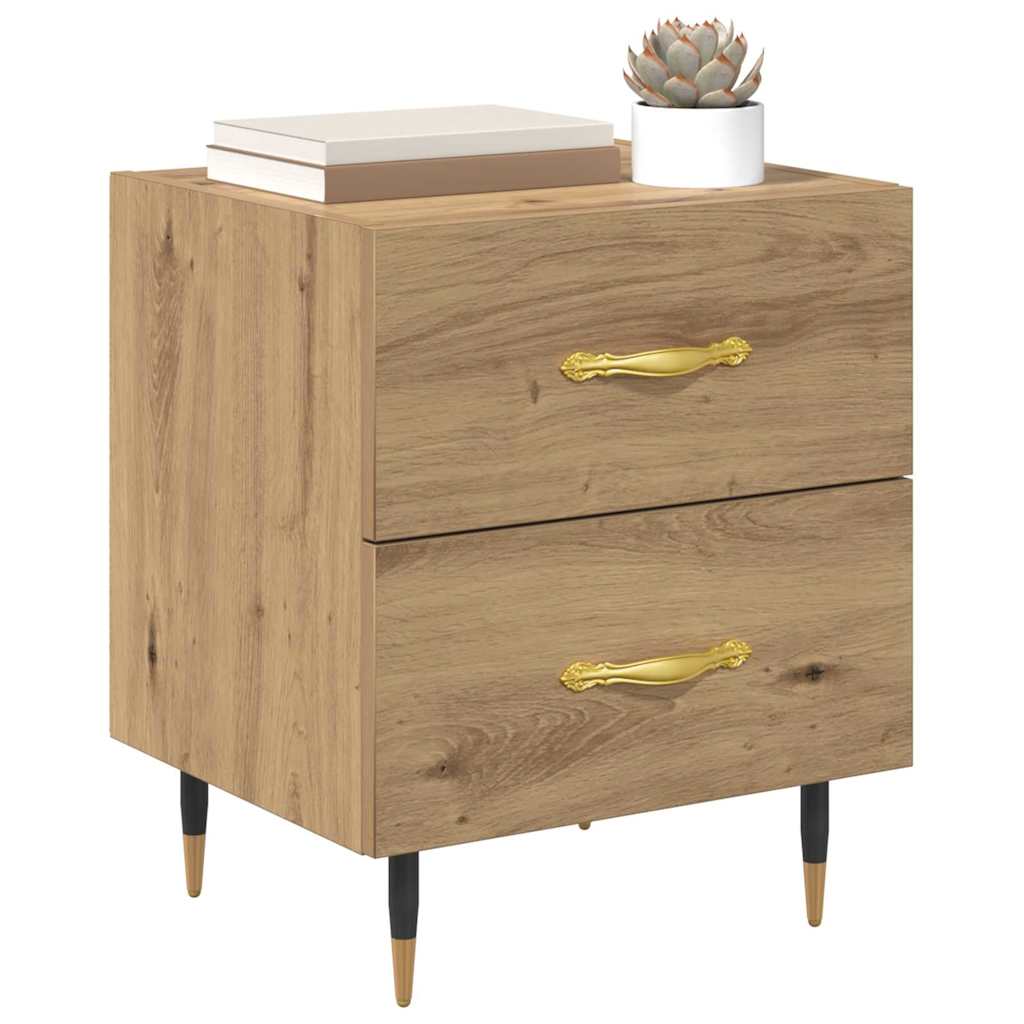 Bedside Cabinet Artisan Oak 40 x 35 x 47.5 cm Engineered Wood