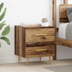 Bedside Cabinet Old Wood 40 x 35 x 47.5 cm Engineered Wood
