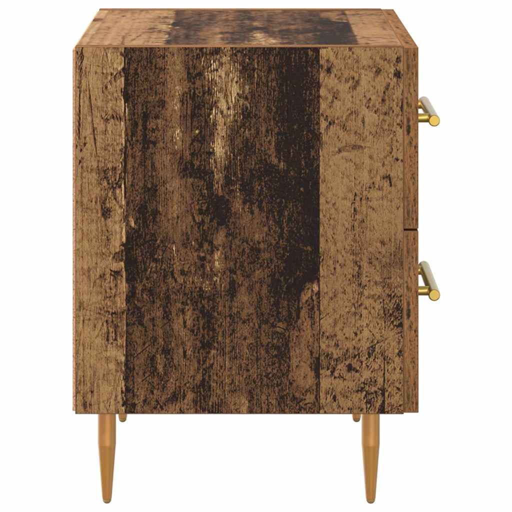 Bedside Cabinet Old Wood 40 x 35 x 47.5 cm Engineered Wood