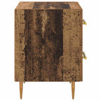 Bedside Cabinet Old Wood 40 x 35 x 47.5 cm Engineered Wood