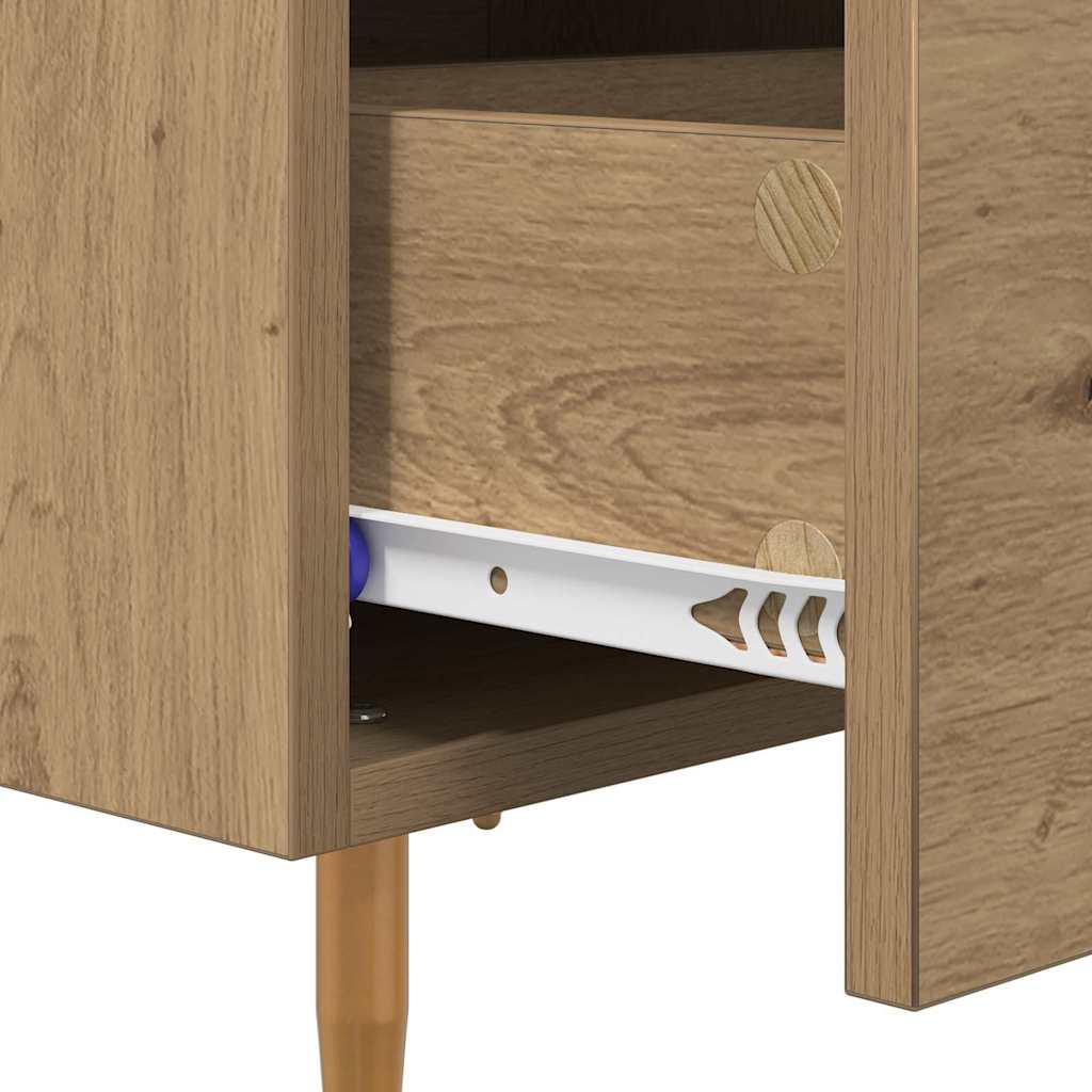 Bedside Cabinet Artisan Oak 40 x 35 x 47.5 cm Engineered Wood