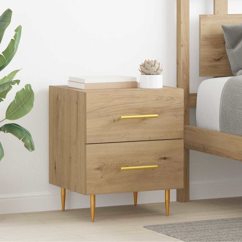 Bedside Cabinet Artisan Oak 40 x 35 x 47.5 cm Engineered Wood