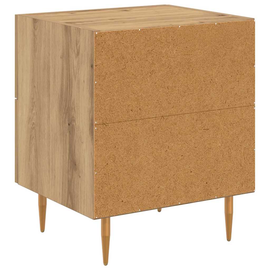 Bedside Cabinet Artisan Oak 40 x 35 x 47.5 cm Engineered Wood