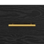 Bedside Cabinet Black Oak 40 x 35 x 47.5 cm Engineered Wood