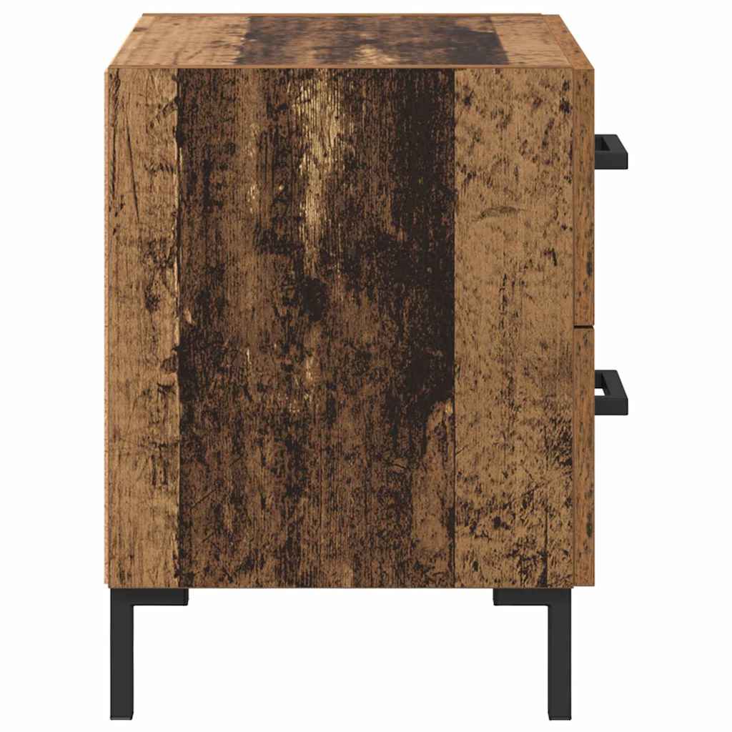 Bedside Cabinet Old Wood 40 x 35 x 47.5 cm Engineered Wood