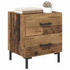 Bedside Cabinet with Drawer 2 pcs Old Wood 40 x 35 x 47.5 cm