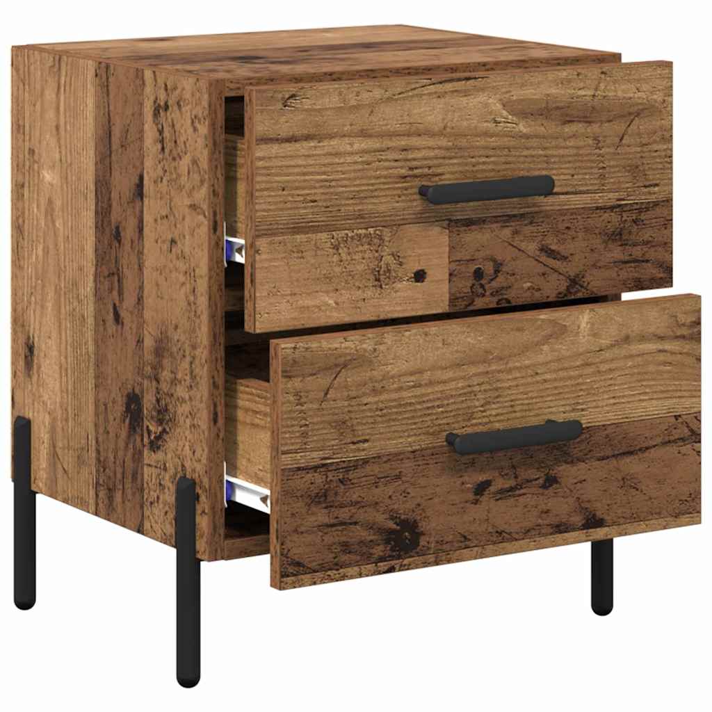 Bedside Cabinet Old Wood 40 x 35 x 47.5 cm Engineered Wood