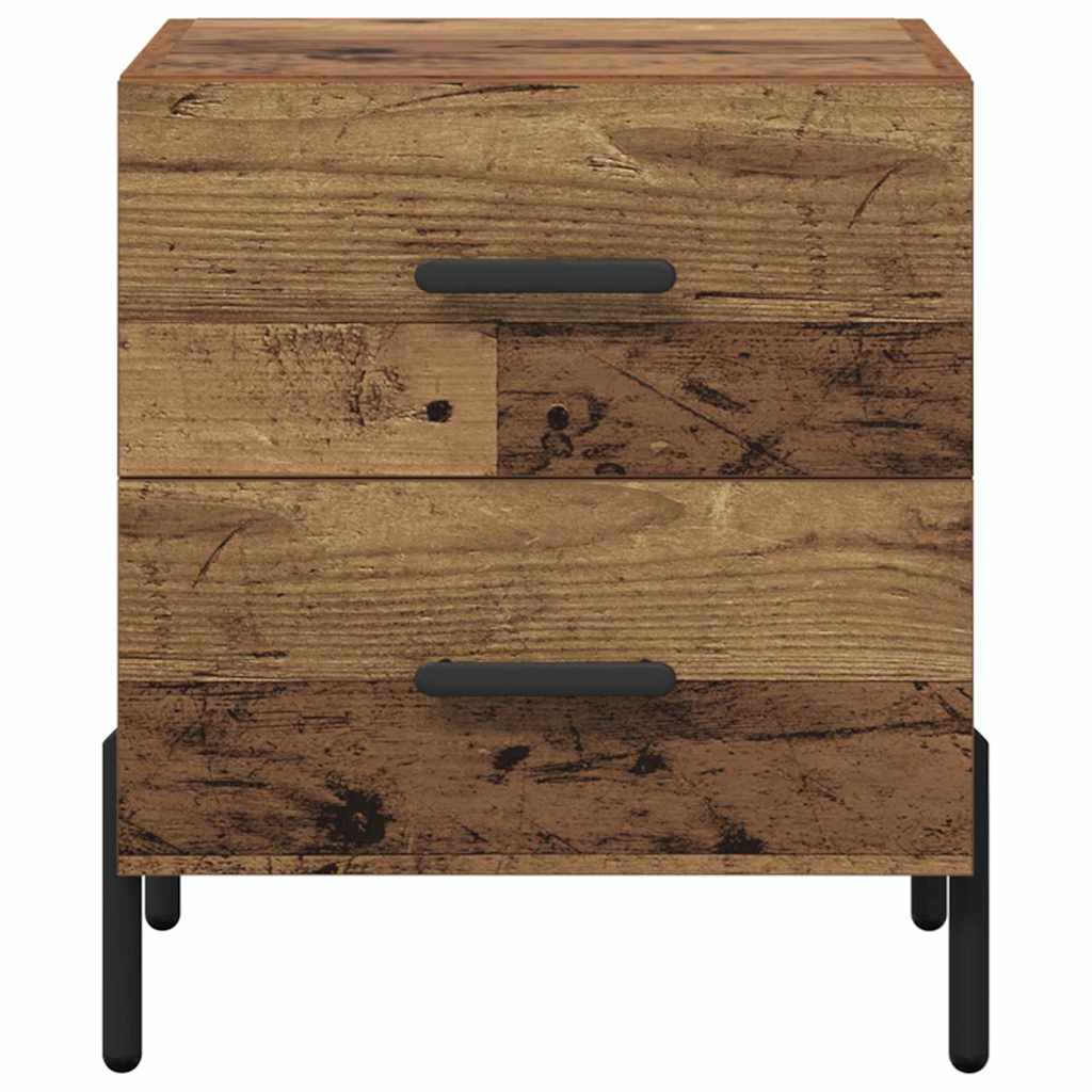 Bedside Cabinet Old Wood 40 x 35 x 47.5 cm Engineered Wood