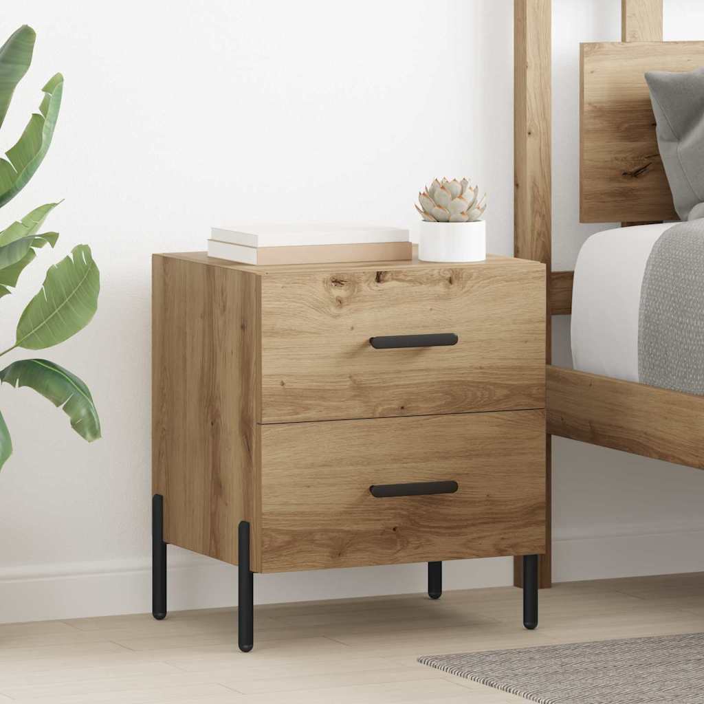 Bedside Cabinet Artisan Oak 40 x 35 x 47.5 cm Engineered Wood