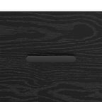 Bedside Cabinet with Drawer 2 pcs Black Oak 40 x 35 x 47.5 cm