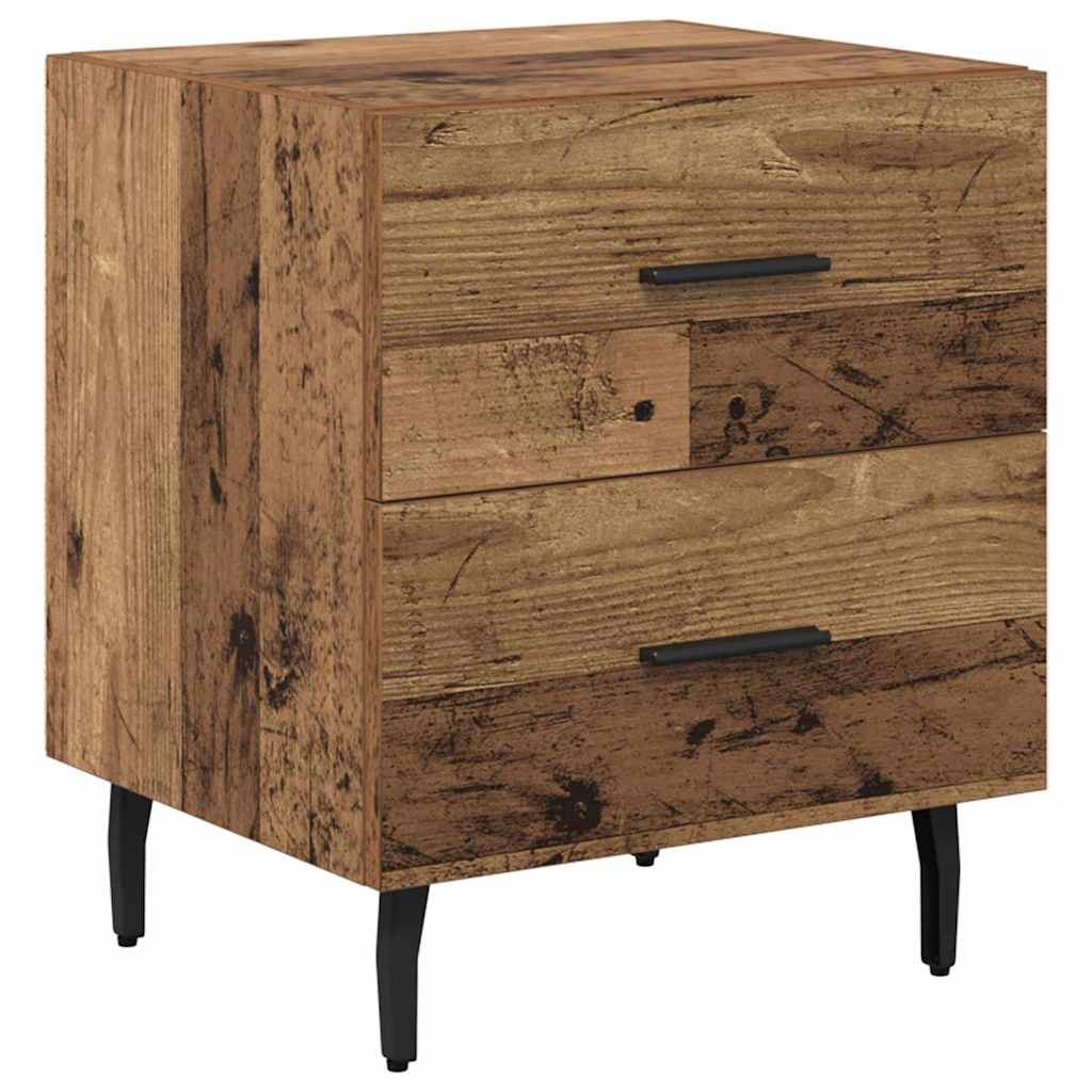 Bedside Cabinet Old Wood 40 x 35 x 47.5 cm Engineered Wood
