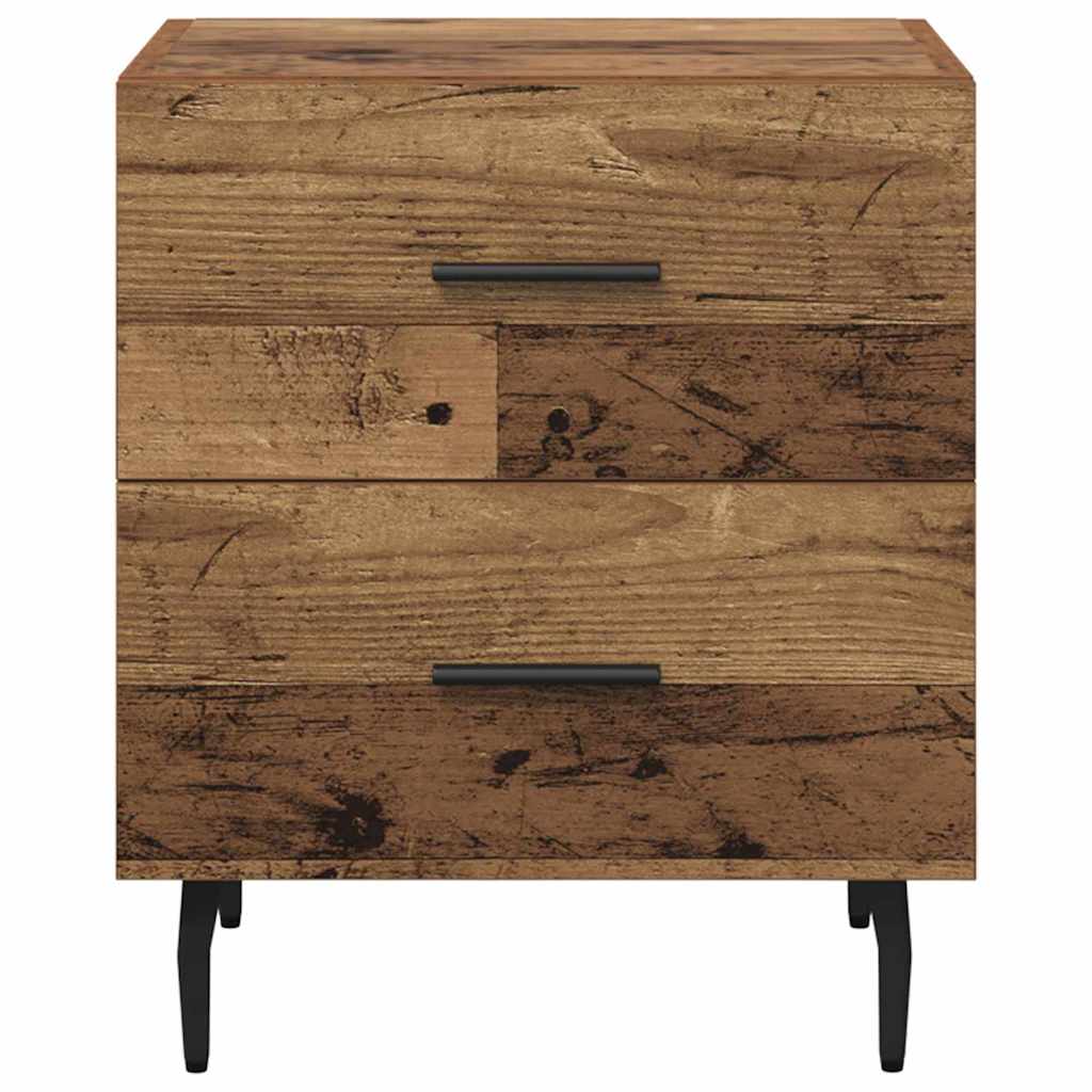 Bedside Cabinet Old Wood 40 x 35 x 47.5 cm Engineered Wood