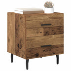Bedside Cabinet Old Wood 40 x 35 x 47.5 cm Engineered Wood