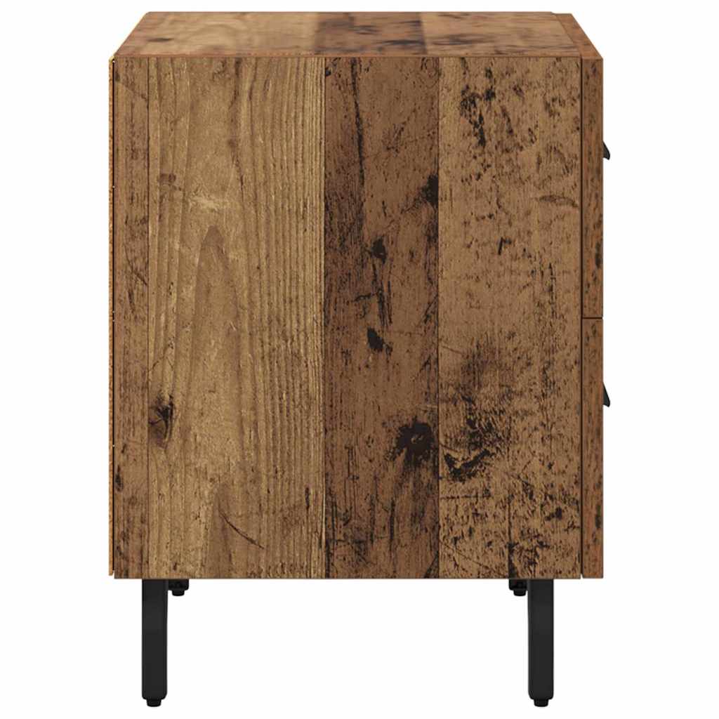 Bedside Cabinet Old Wood 40 x 35 x 47.5 cm Engineered Wood