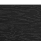 Bedside Cabinet Black Oak 40 x 35 x 47.5 cm Engineered Wood