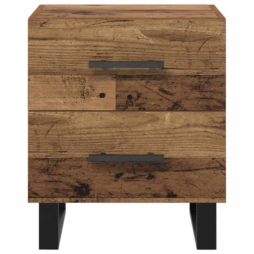 Bedside Cabinet Old Wood 40 x 35 x 47.5 cm Engineered Wood