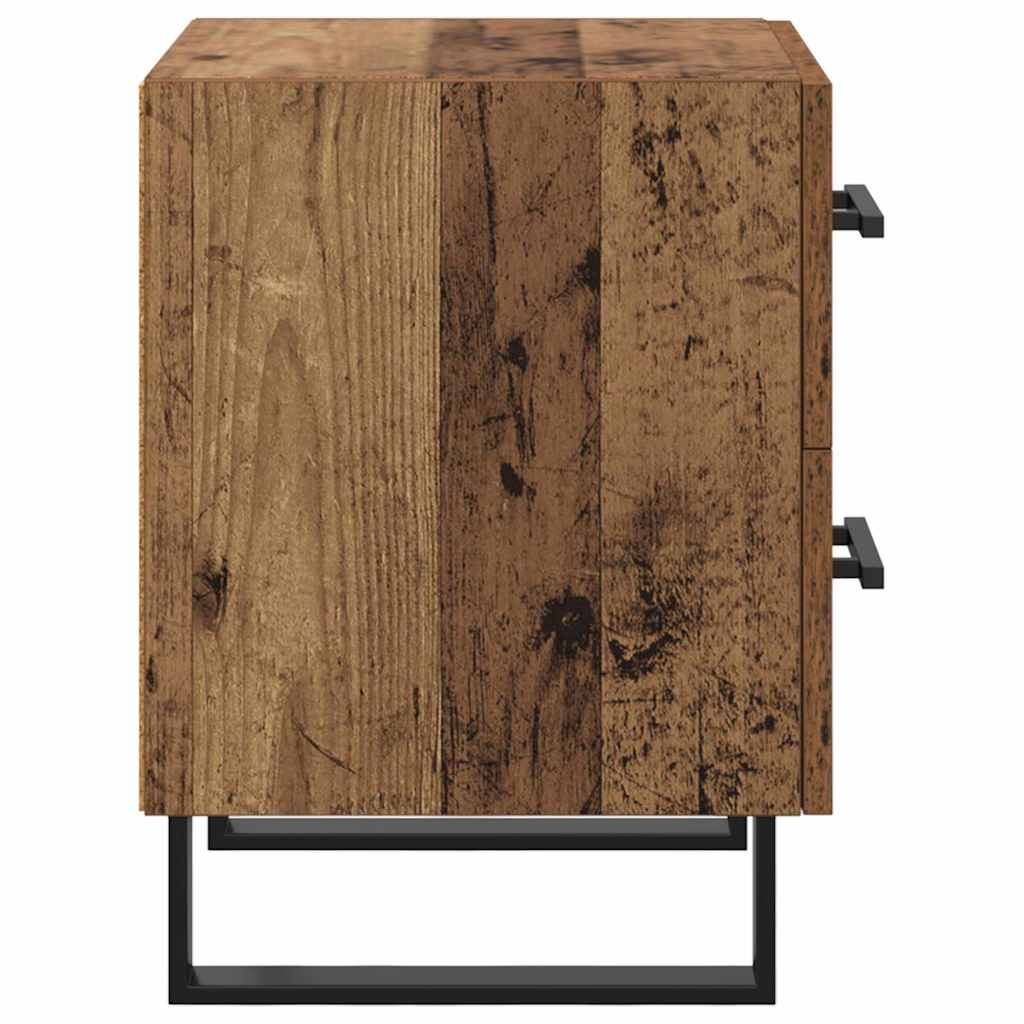 Bedside Cabinet Old Wood 40 x 35 x 47.5 cm Engineered Wood