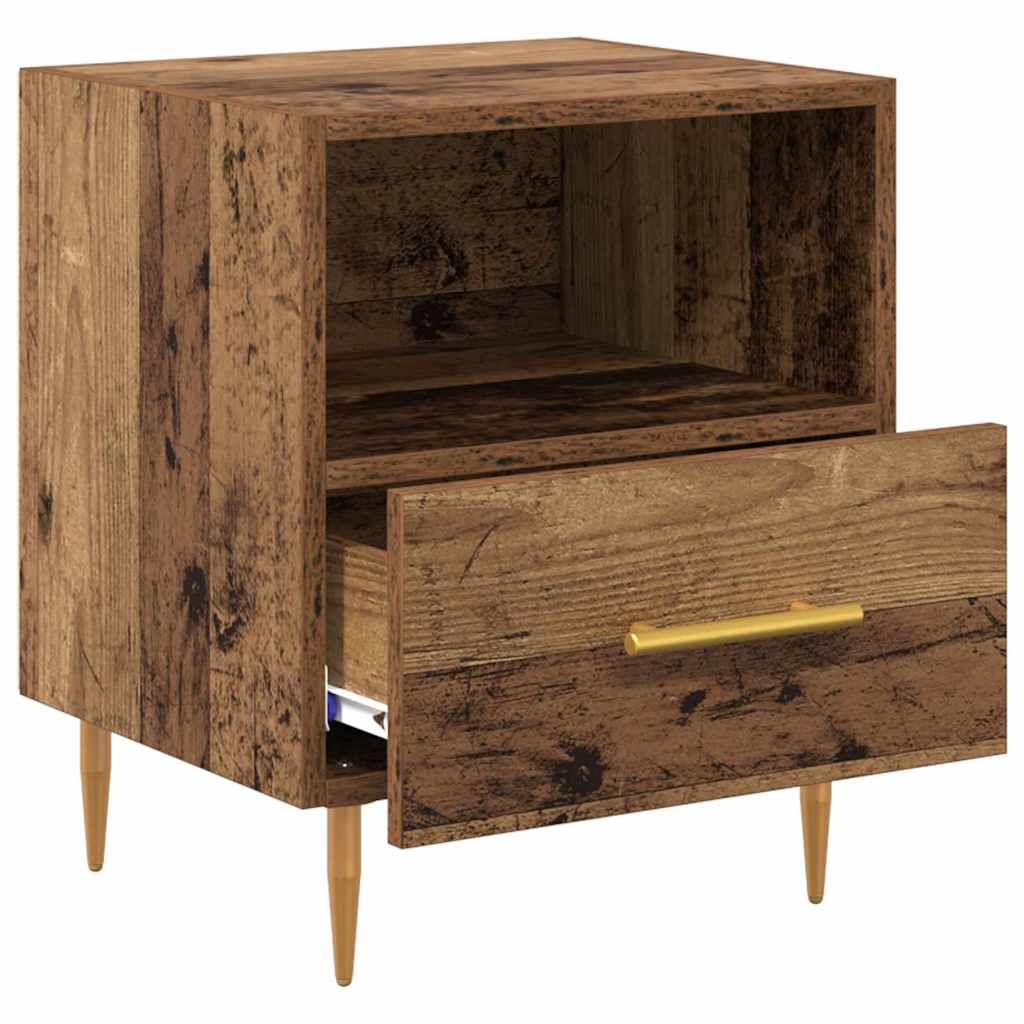 Bedside Table Brown 40 x 35 x 47.5 cm Engineered Wood