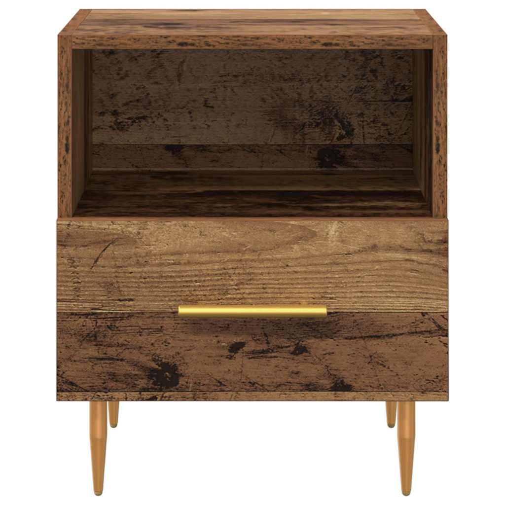 Bedside Table Brown 40 x 35 x 47.5 cm Engineered Wood