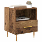 Bedside Table Brown 40 x 35 x 47.5 cm Engineered Wood