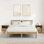 Bedside Table 2 pcs Brown 40 x 35 x 47.5 cm Engineered Wood