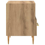 Bedside Table 2 pcs Brown 40 x 35 x 47.5 cm Engineered Wood