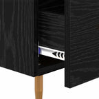 Bedside Table 2 pcs Black 40 x 35 x 47.5 cm Engineered Wood