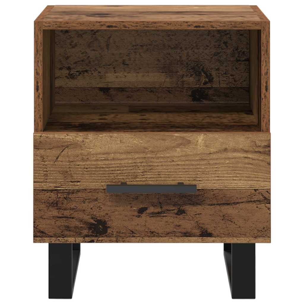 Bedside Cabinet Old Wood 40 x 35 x 47.5 cm Engineered Wood