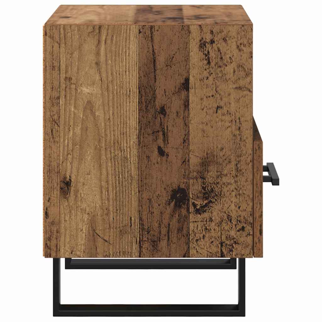 Bedside Cabinet Old Wood 40 x 35 x 47.5 cm Engineered Wood