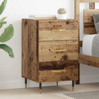 Bedside Cabinet Old Wood 40 x 40 x 66 cm Engineered Wood