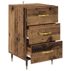 Bedside Cabinet Old Wood 40 x 40 x 66 cm Engineered Wood