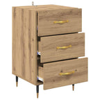 Bedside Cabinet Artisan Oak 40 x 40 x 66 cm Engineered Wood