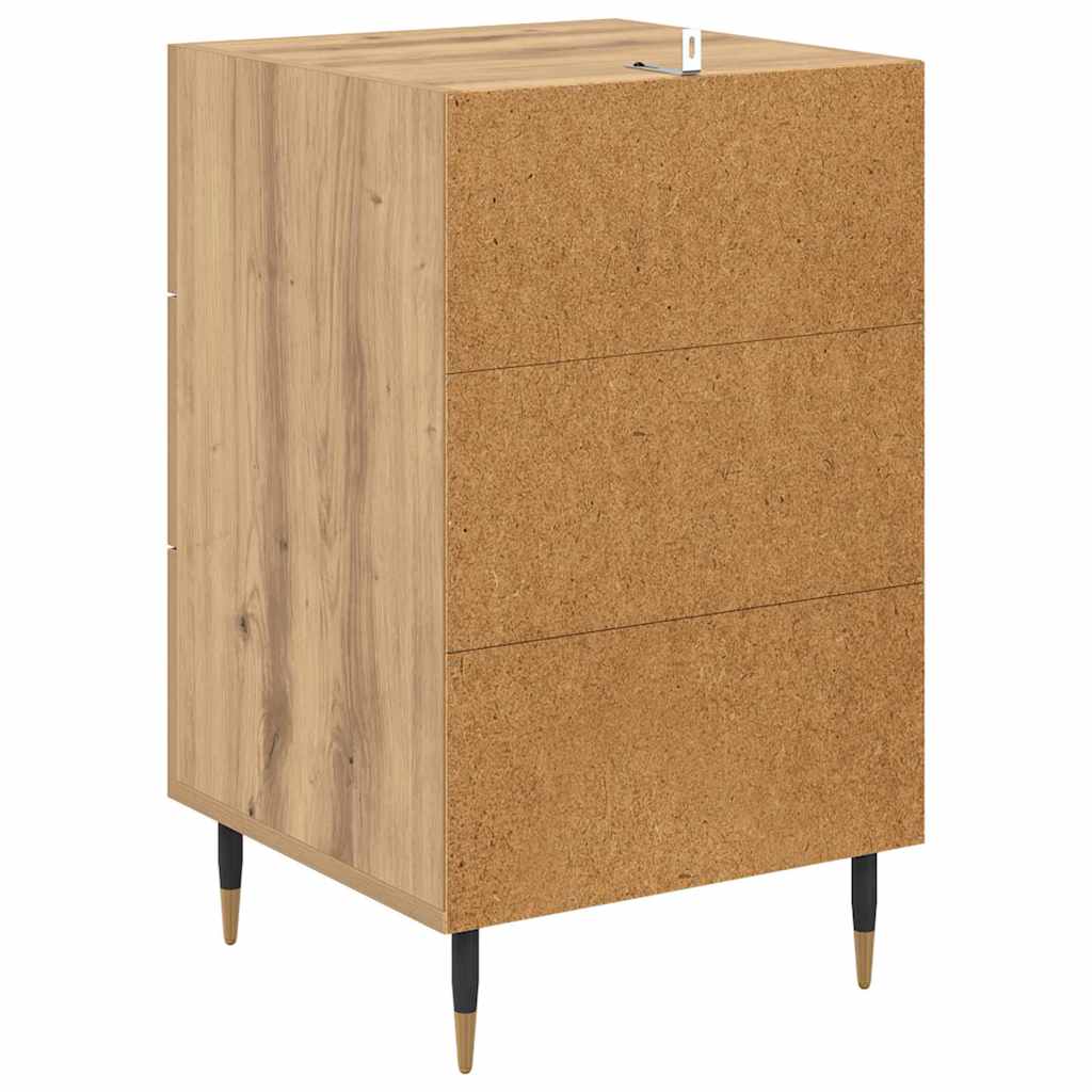 Bedside Cabinet Artisan Oak 40 x 40 x 66 cm Engineered Wood