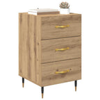 Bedside Cabinet Artisan Oak 40 x 40 x 66 cm Engineered Wood