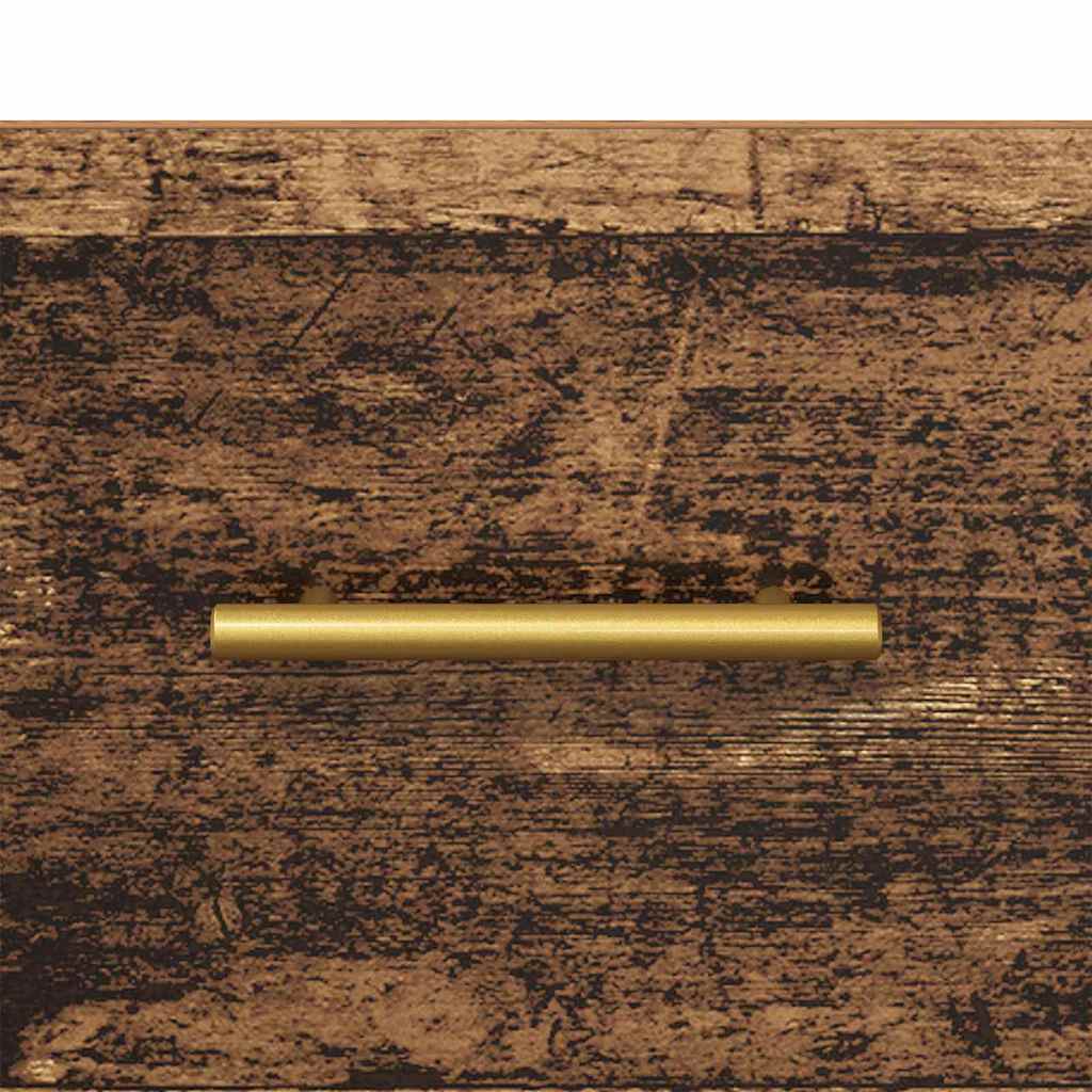 Bedside Cabinet with Drawer Old Wood 40 x 40 x 66 cm Engineered Wood