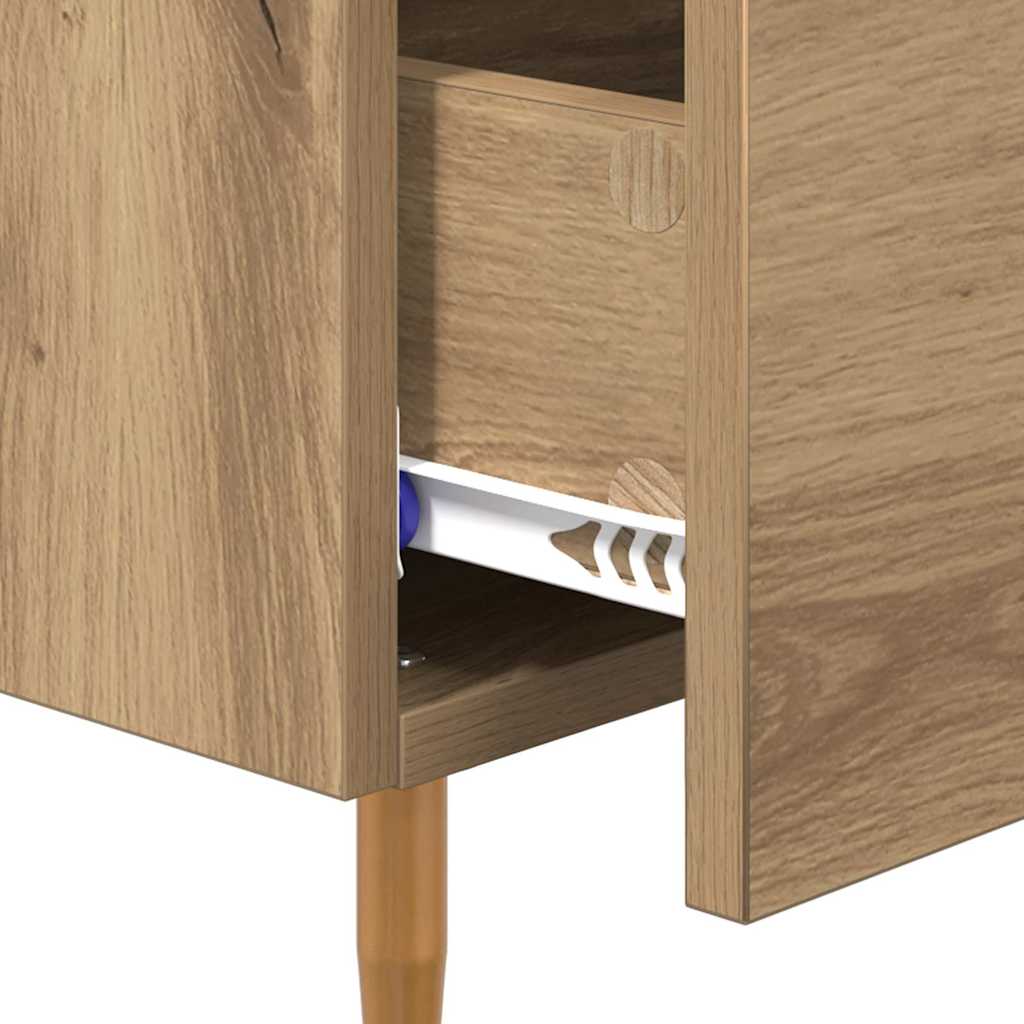 Bedside Cabinet Artisan Oak 40 x 40 x 66 cm Engineered Wood