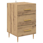 Bedside Cabinet Artisan Oak 40 x 40 x 66 cm Engineered Wood