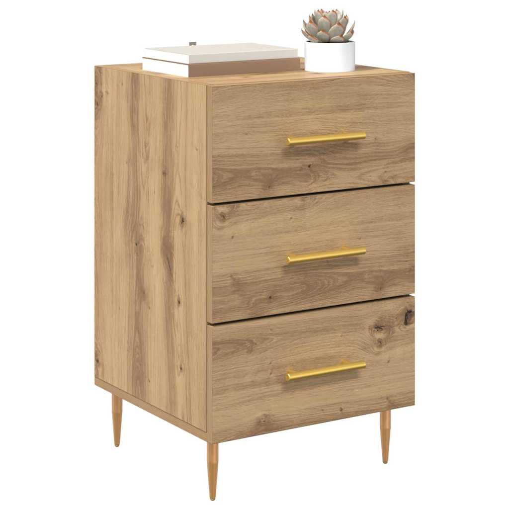 Bedside Cabinet Artisan Oak 40 x 40 x 66 cm Engineered Wood