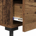 Bedside Cabinet Old Wood 40 x 40 x 66 cm Engineered Wood
