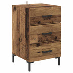 Bedside Cabinet Old Wood 40 x 40 x 66 cm Engineered Wood