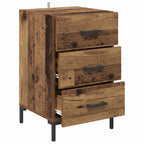 Bedside Cabinet Old Wood 40 x 40 x 66 cm Engineered Wood