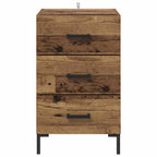 Bedside Cabinet Old Wood 40 x 40 x 66 cm Engineered Wood